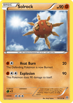 Solrock Plasma Storm card