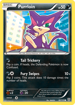 Purrloin Plasma Storm card