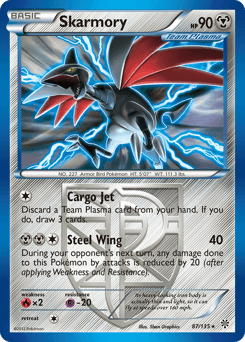 Skarmory Plasma Storm card