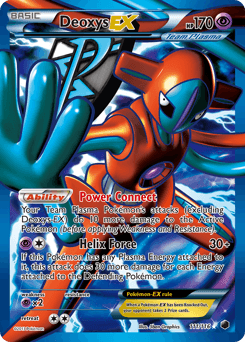 Deoxys-EX Plasma Freeze card