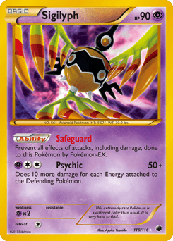 Sigilyph Plasma Freeze card