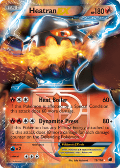 2013 Plasma Freeze Heatran-EX #13