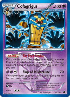 Cofagrigus Plasma Freeze card