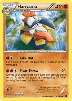Hariyama Plasma Freeze card