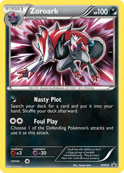 Zoroark BW Black Star Promos card