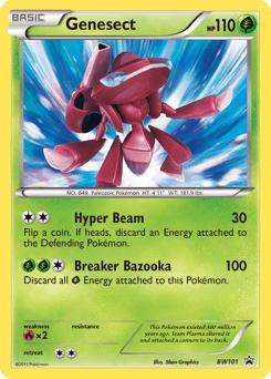 Genesect BW Black Star Promos card