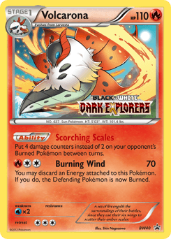 Volcarona BW Black Star Promos card