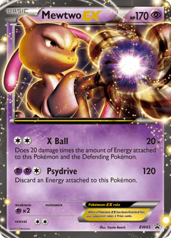 Mewtwo-EX BW Black Star Promos card