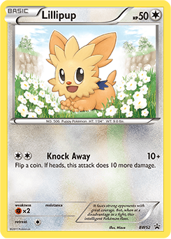 Lillipup BW Black Star Promos card