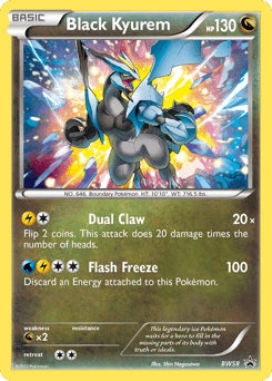 2011 BW Black Star Promos Black Kyurem #BW58