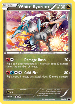 White Kyurem BW Black Star Promos card