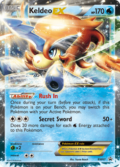2011 BW Black Star Promos Keldeo-EX #BW61