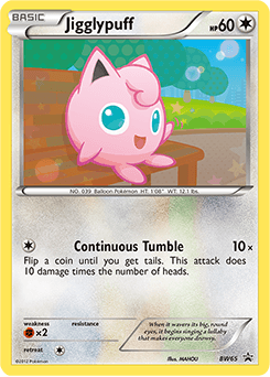 Jigglypuff BW Black Star Promos card