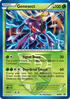 Genesect BW Black Star Promos card