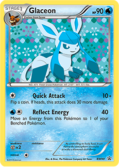 Glaceon BW Black Star Promos card