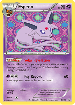 Espeon ★ BW Black Star Promos card
