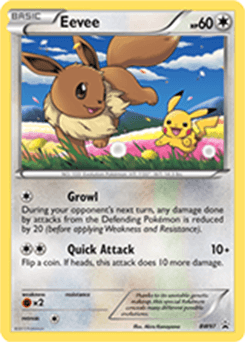 Eevee BW Black Star Promos card