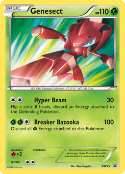 Genesect BW Black Star Promos card