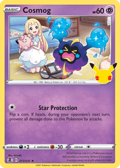 Cosmog Celebrations card