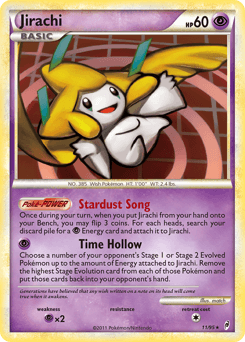 Jirachi Call of Legends card