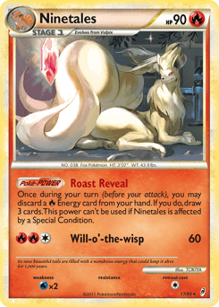 Ninetales Call of Legends card