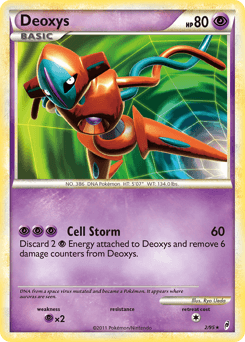 Deoxys Call of Legends card