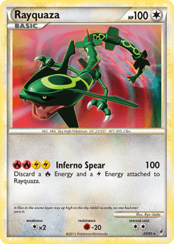 Rayquaza ★ Call of Legends card