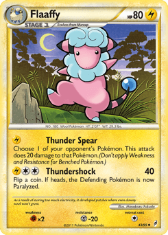 2011 Call of Legends Flaaffy #43