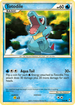 2011 Call of Legends Totodile #74