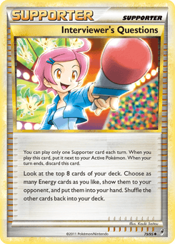Interviewer's Questions Call of Legends card