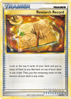 2011 Call of Legends Research Record #84