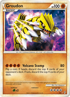 Groudon ★ Call of Legends card