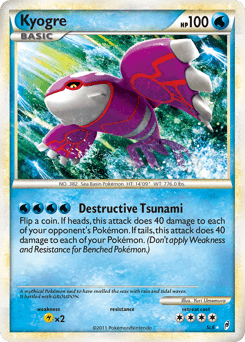 Kyogre ★ Call of Legends card