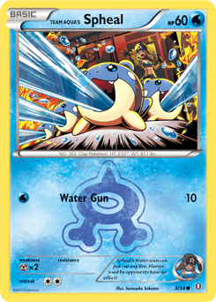 Team Aqua's Spheal Double Crisis card