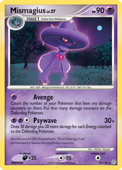 Mismagius Diamond & Pearl card