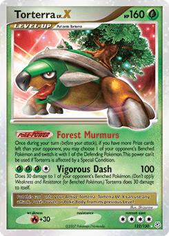 Torterra LV.X Diamond & Pearl card