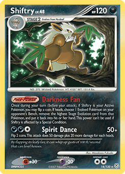 Shiftry Diamond & Pearl card