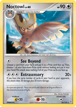 Noctowl Diamond & Pearl card