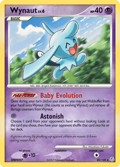 Wynaut Diamond & Pearl card