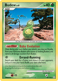 Budew Diamond & Pearl card