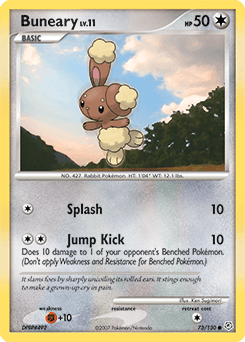 Buneary Diamond & Pearl card