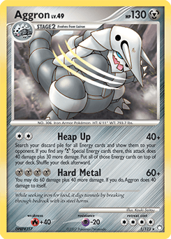 Aggron Mysterious Treasures card