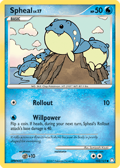 Spheal Mysterious Treasures card