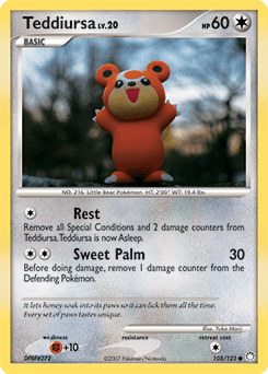 Teddiursa Mysterious Treasures card
