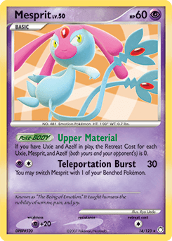 Mesprit Mysterious Treasures card