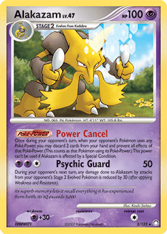 Alakazam Mysterious Treasures card