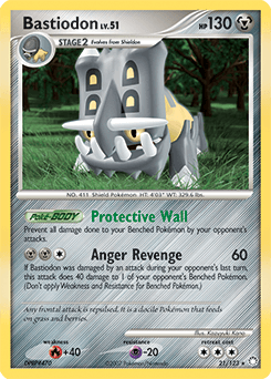 Bastiodon Mysterious Treasures card