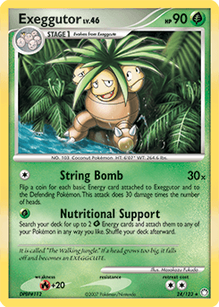 2007 Mysterious Treasures Exeggutor #24