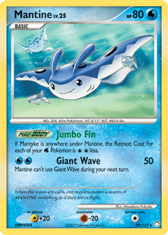 Mantine Mysterious Treasures card