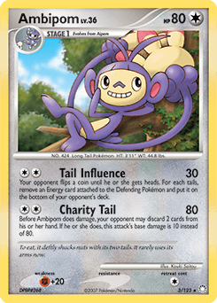 Ambipom Mysterious Treasures card